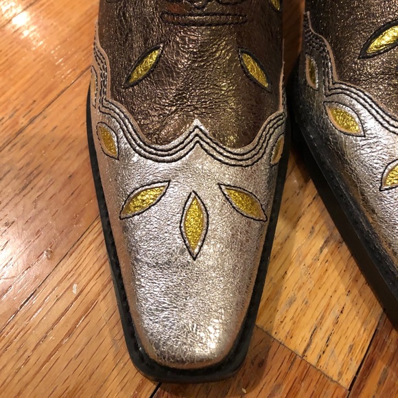 Ganni Meg 45 Kalamata ankle boots size 38 - Picture 3 of 9